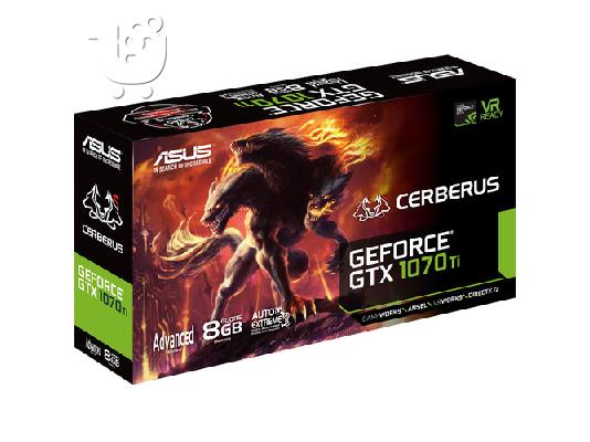 PoulaTo: Κάρτα γραφικών ASUS Cerberus GeForce GTX 1070 Ti Advanced Edition